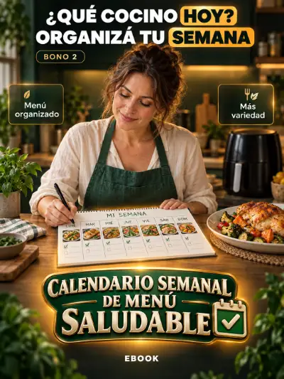 Calendario Semanal de Menú Saludable